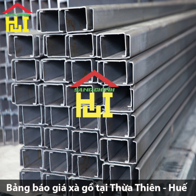 Bảng báo giá xà gồ tại Thừa Thiên - Huế