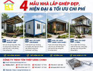 4 Mẫu Nhà Lắp Ghép Đẹp, Hiện Đại & Tối Ưu Chi Phí