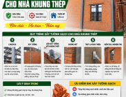 Bí Quyết Xây Tường Gạch Cho Nhà Khung Thép