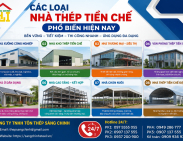 Các loại nhà thép tiền chế phổ biến hiện nay