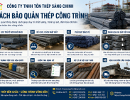 Cách bảo quản thép công trình