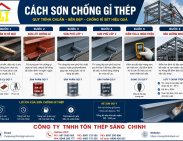 Cách sơn chống gỉ thép