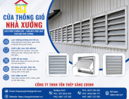 Cửa Thông Gió Nhà Xưởng