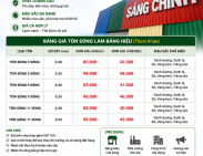 Giá Bảng Hiệu Tôn Sóng