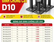 Giá Đinh Chống Cắt D10