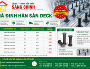 Giá Đinh Hàn Sàn Deck