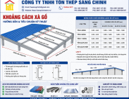 Khoảng cách xà gồ