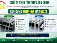 Nên dùng thép hộp hay inox