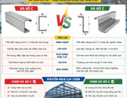 Nên dùng xà gồ C hay Z