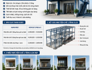 Nhà tiền chế 2 tầng 5×20 | Đặc điểm, báo giá và 5 mẫu đẹp