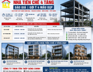 Nhà tiền chế 4 tầng | Báo Giá | Gợi Ý 4 Mẫu Đẹp