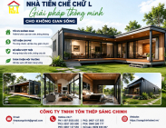Nhà tiền chế chữ L – Giải pháp thông minh cho không gian sống