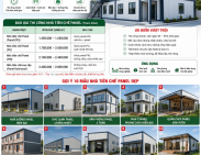 Nhà tiền chế Panel, báo giá thi công, gợi ý 10 mẫu đẹp
