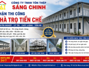 Nhận thi công nhà trọ tiền chế chuyên nghiệp, uy tín