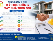 Những lưu ý khi ký hợp đồng xây nhà trọn gói cần nắm rõ