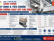 Quy Định & Tiêu Chuẩn Sơn Chống Cháy Kết Cấu Thép