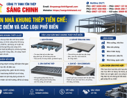 Sàn Nhà Khung Thép Tiền Chế: Đặc Điểm và Các Loại Phổ Biến