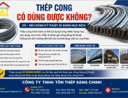 Thép cong có dùng được không
