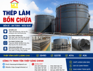 Thép làm bồn chứa