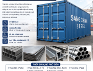 Thép làm container