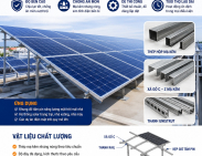 Thép làm khung solar