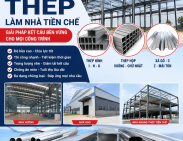 Thép làm nhà tiền chế