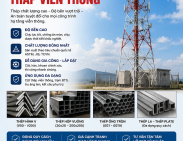 Thép làm tháp viễn thông