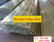Tôn nhựa 5 sóng vuông: Giải pháp lợp mái hiện đại, bền bỉ và thân thiện môi trường