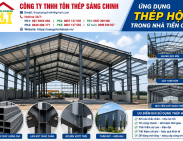 Ứng dụng thép hộp trong nhà tiền chế