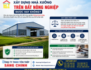 Xây Dựng Nhà Xưởng Trên Đất Nông Nghiệp Được Hay Không?