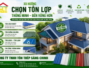 Xu hướng chọn tôn lợp thông minh bền vững hơn