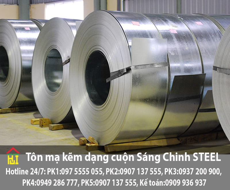 Tôn mạ kẽm dạng cuộn