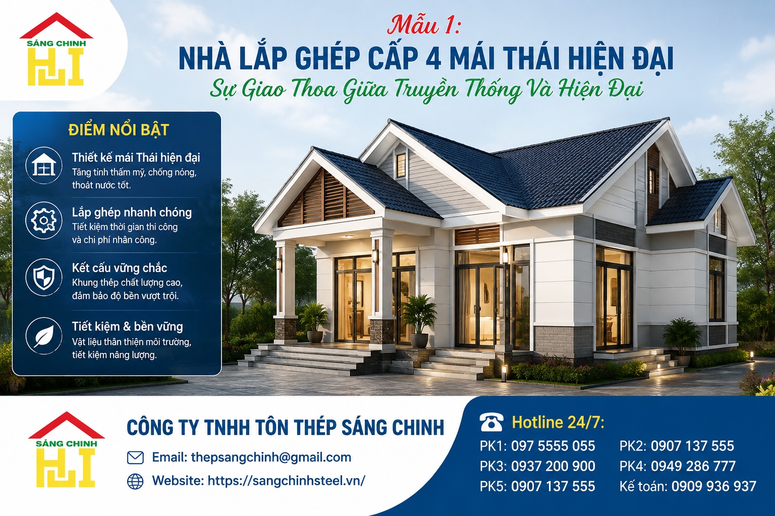 4 Mẫu Nhà Lắp Ghép Đẹp, Hiện Đại & Tối Ưu Chi Phí