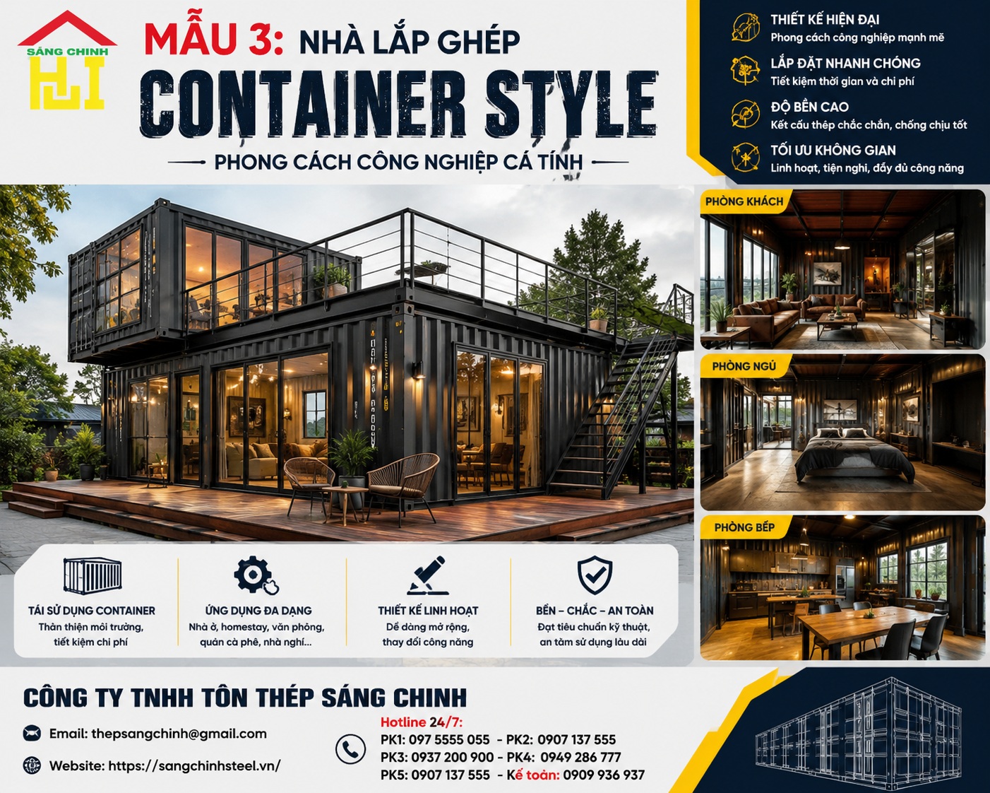 4 Mẫu Nhà Lắp Ghép Đẹp, Hiện Đại & Tối Ưu Chi Phí