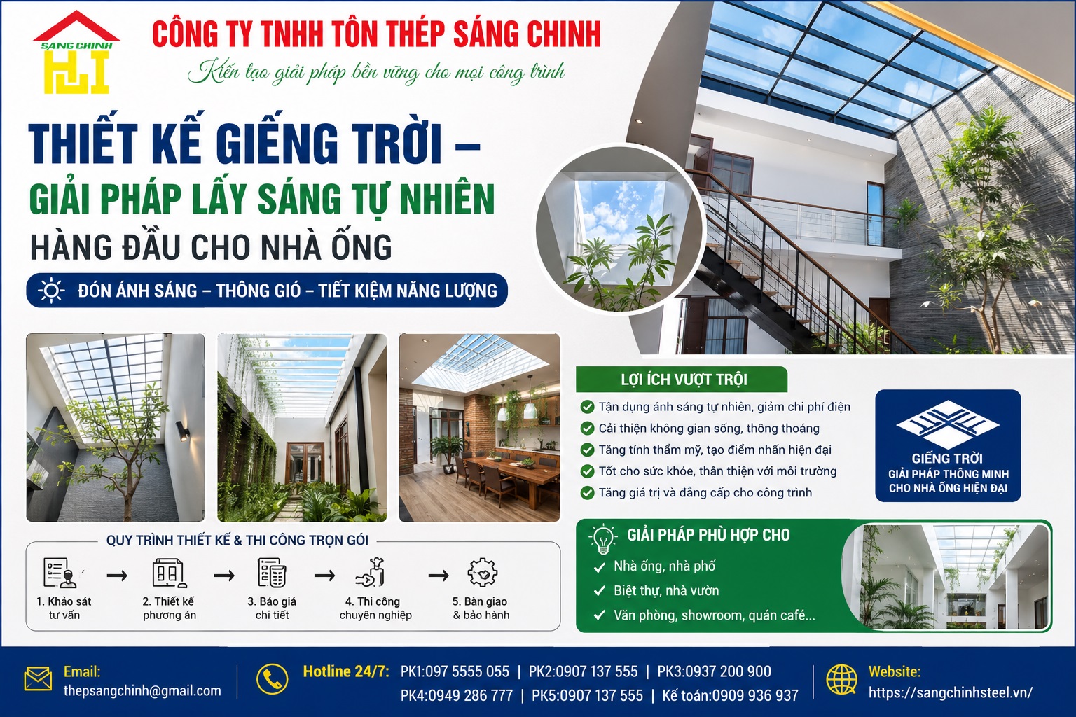 5 cách lấy sáng cho nhà ống hiệu quả bạn nên áp dụng ngay khi xây dựng
