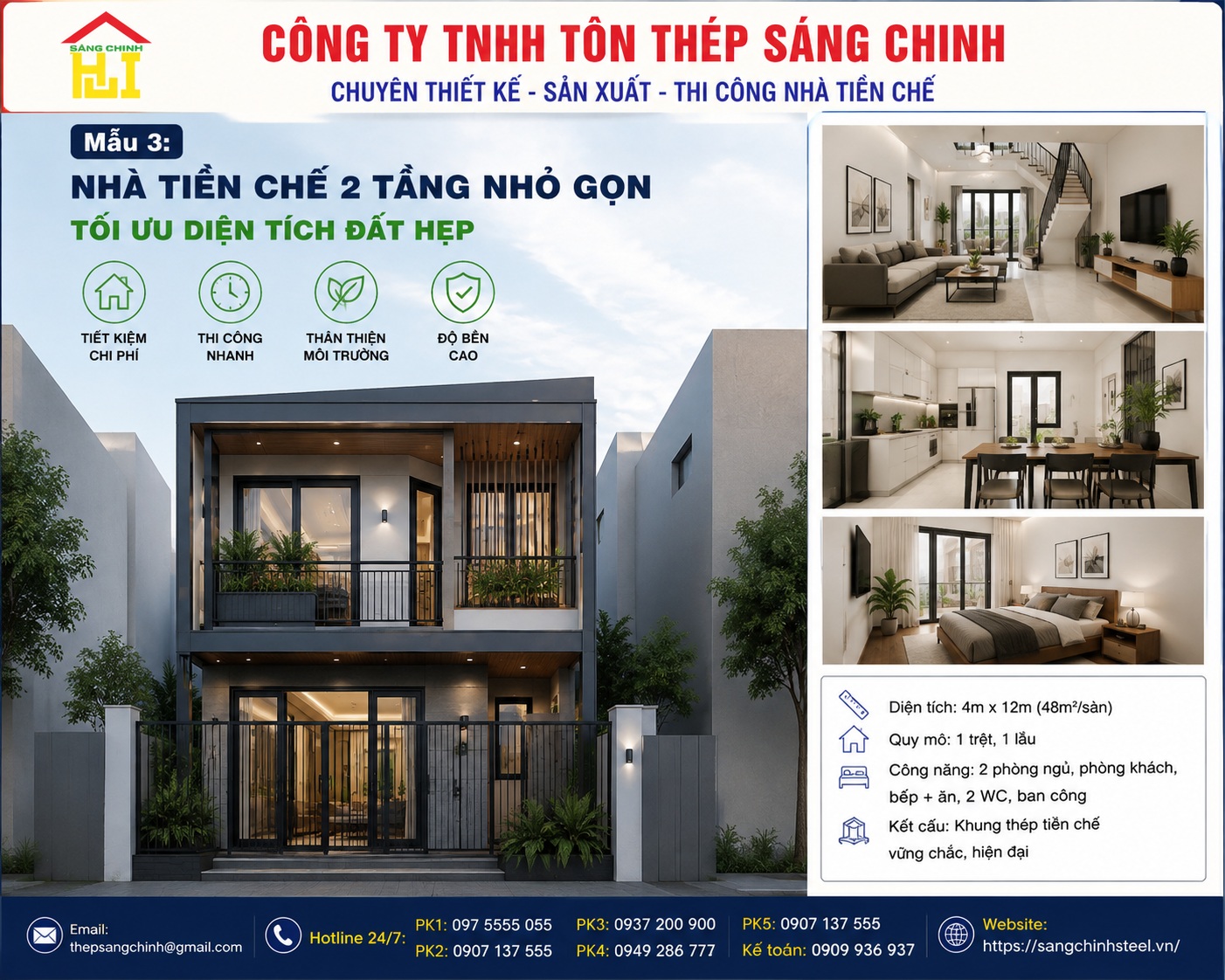 5 mẫu nhà tiền chế nông thôn đẹp mà bạn không nên bỏ qua