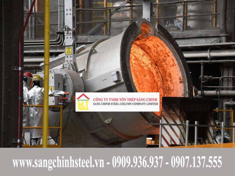 Bước 1: Xử lý nguyên vật liệu đầu vào, quặng sắt