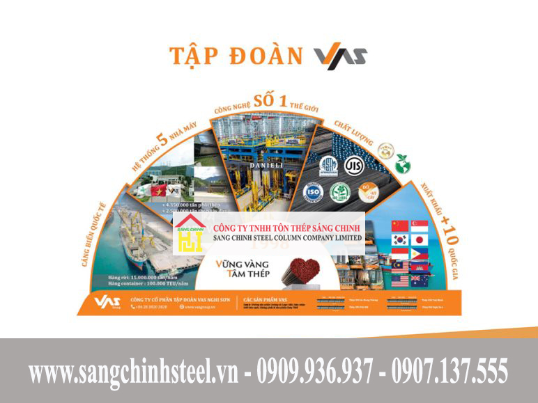 Giới thiệu về hãng thép VAS có tốt không? Nguồn ảnh: Tập đoàn VAS