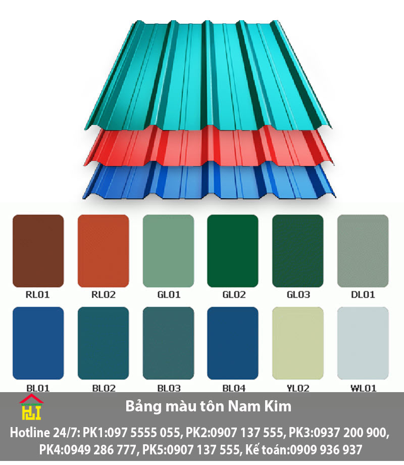 Tôn Nam Kim các loiaj