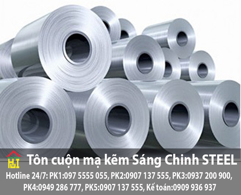 Tôn mạ kẽm dạng cuộn