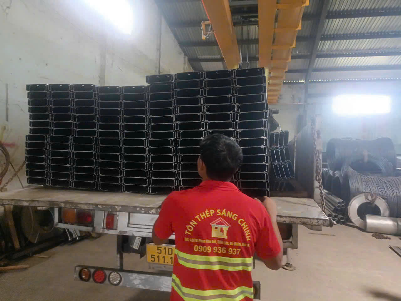 Hình 18: Xà gồ c tại Sáng Chinh STEEL