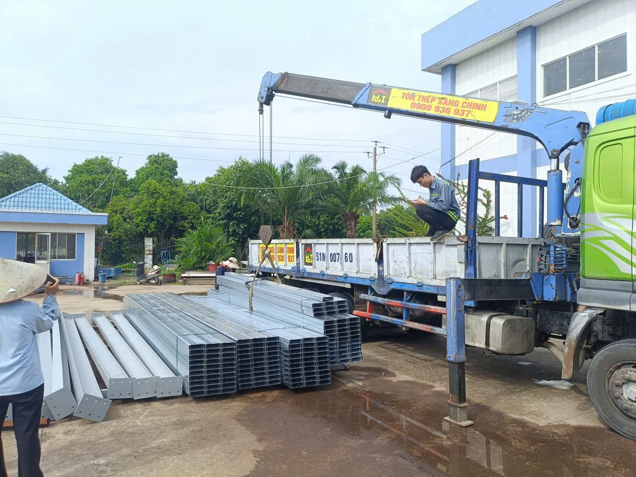 Hình 24: Xà gồ c tại Sáng Chinh STEEL