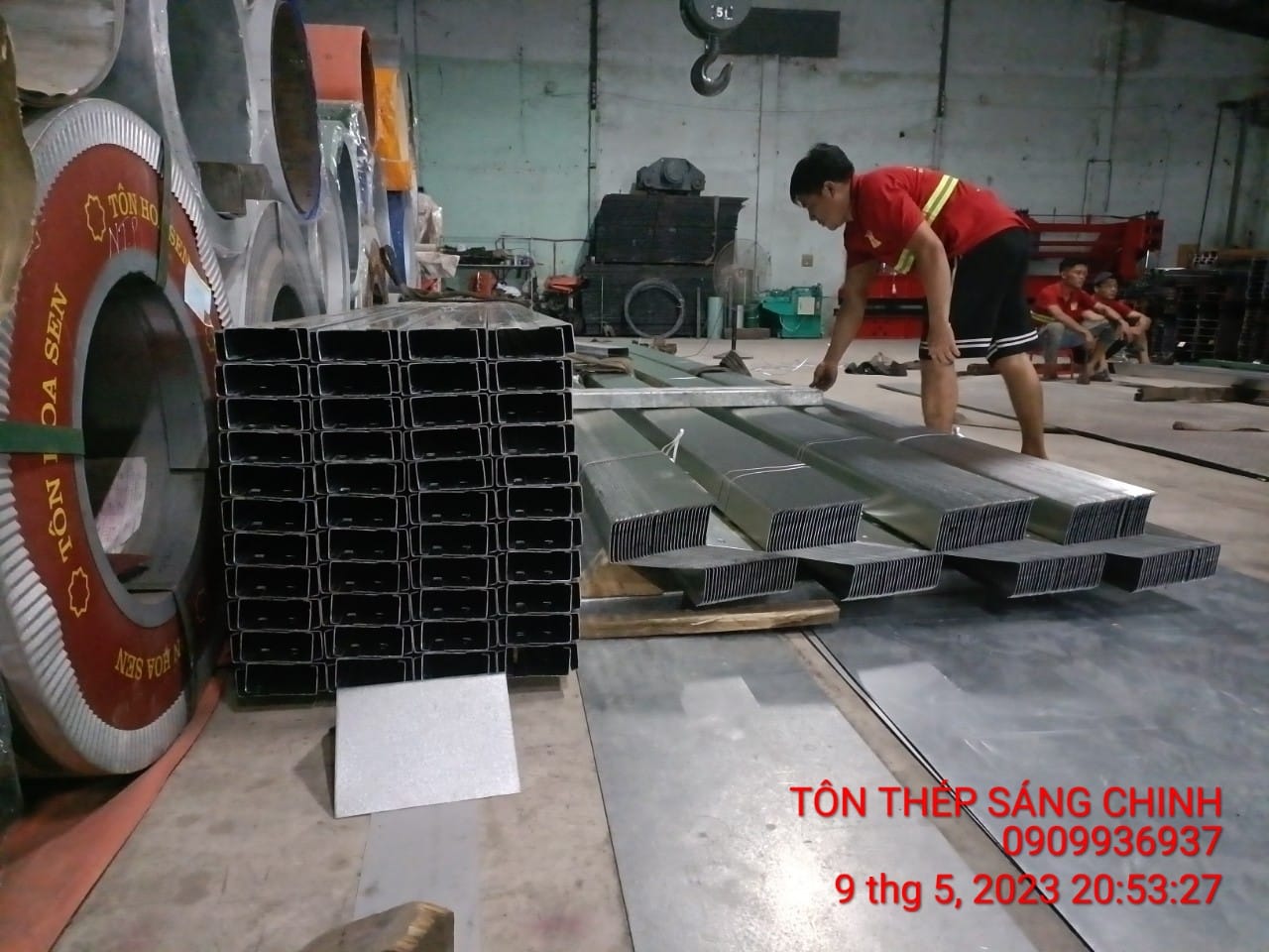 Hình 1: xà gồ z tại Sáng Chinh STEEL