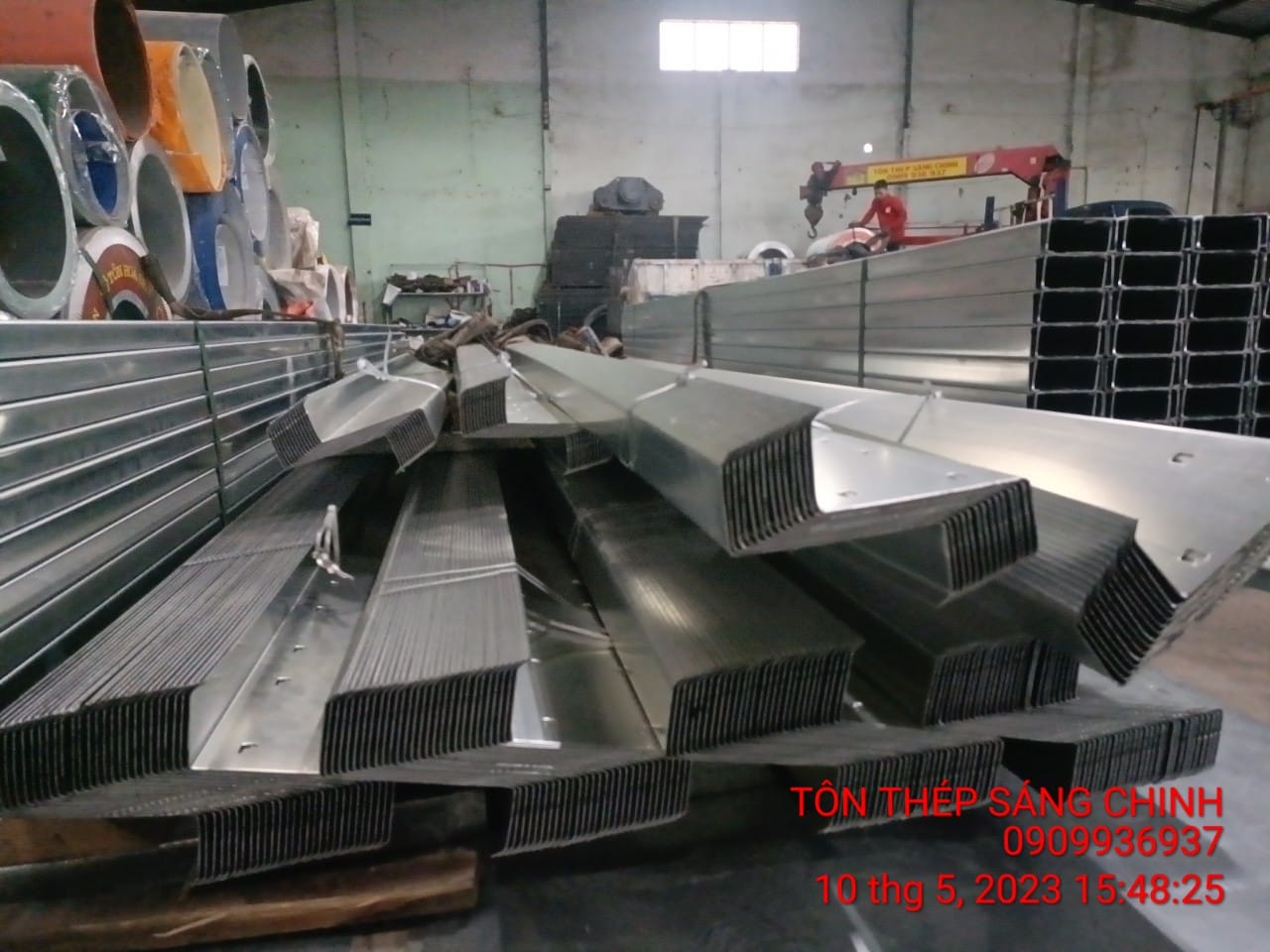 Hình 5: xà gồ z tại Sáng Chinh STEEL