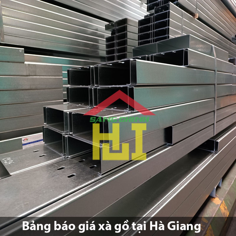 Bảng báo giá xà gồ tại Hà Giang