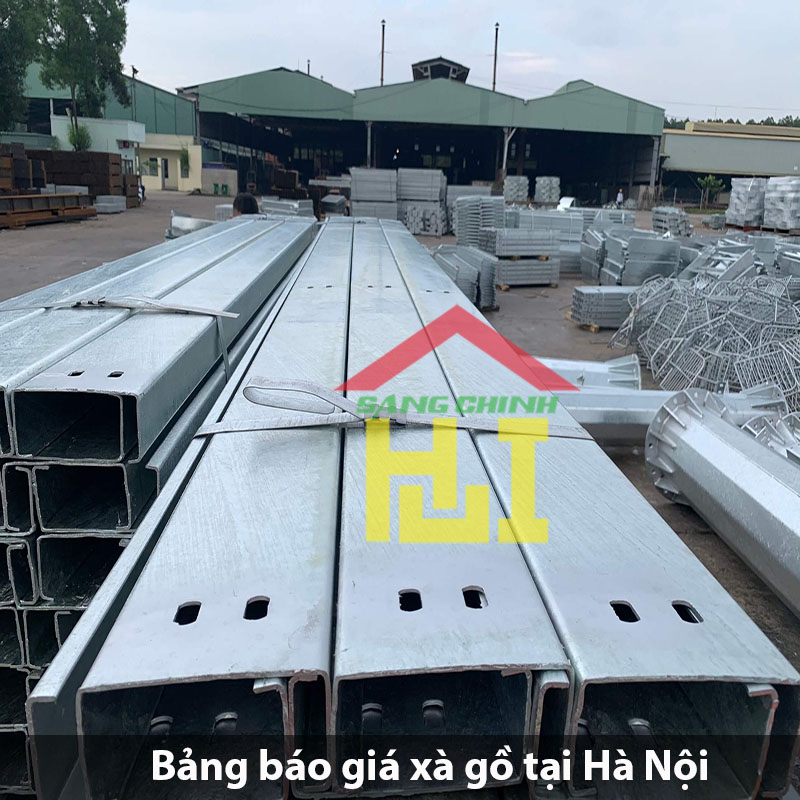 Bảng báo giá xà gồ tại Hà Nội
