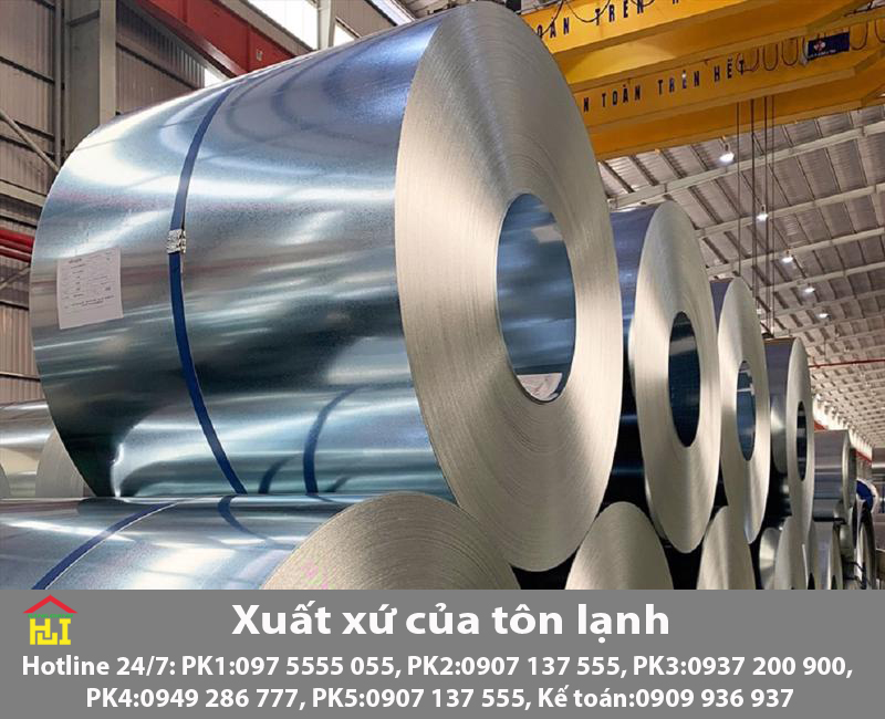 Xuất xứ của tôn lạnh