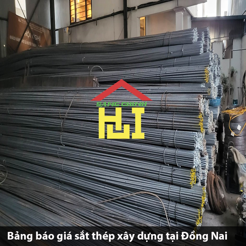 Bảng báo giá sắt thép xây dựng tại Đồng Nai
