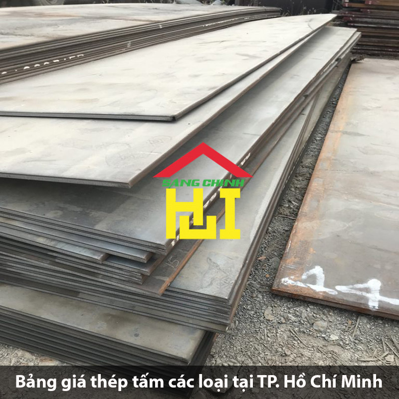 Bảng giá thép tấm các loại tại TP. Hồ Chí Minh