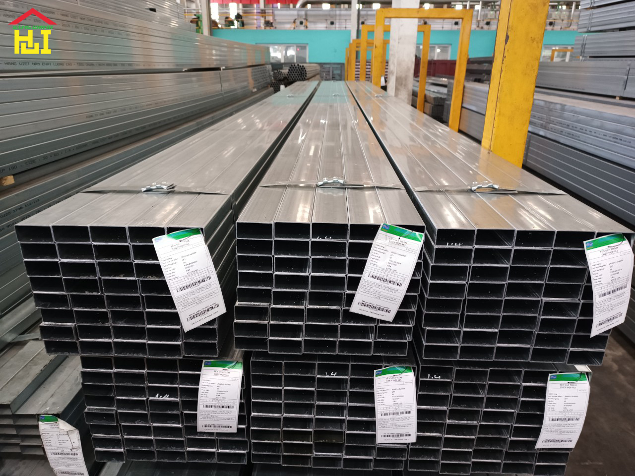 Thép hộp mạ kẽm hình chữ nhật
